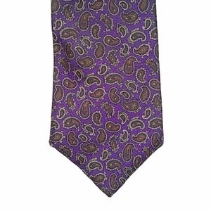 Westchester Classics purple w/paisley tie - 3 1/2"